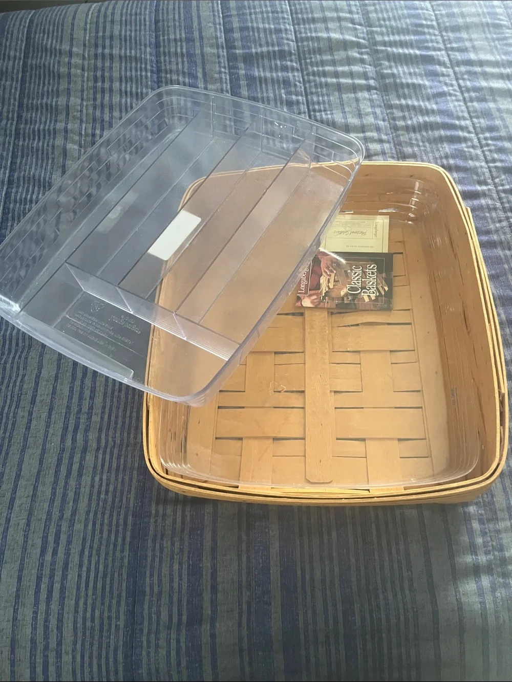 Longaberger woven storage